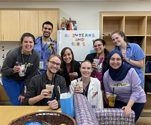 A group of people posing for a photo.