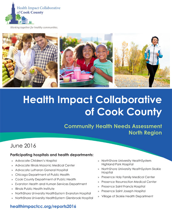 Health Impact Collaborative of Cook County, CHNA, North Region, 2016