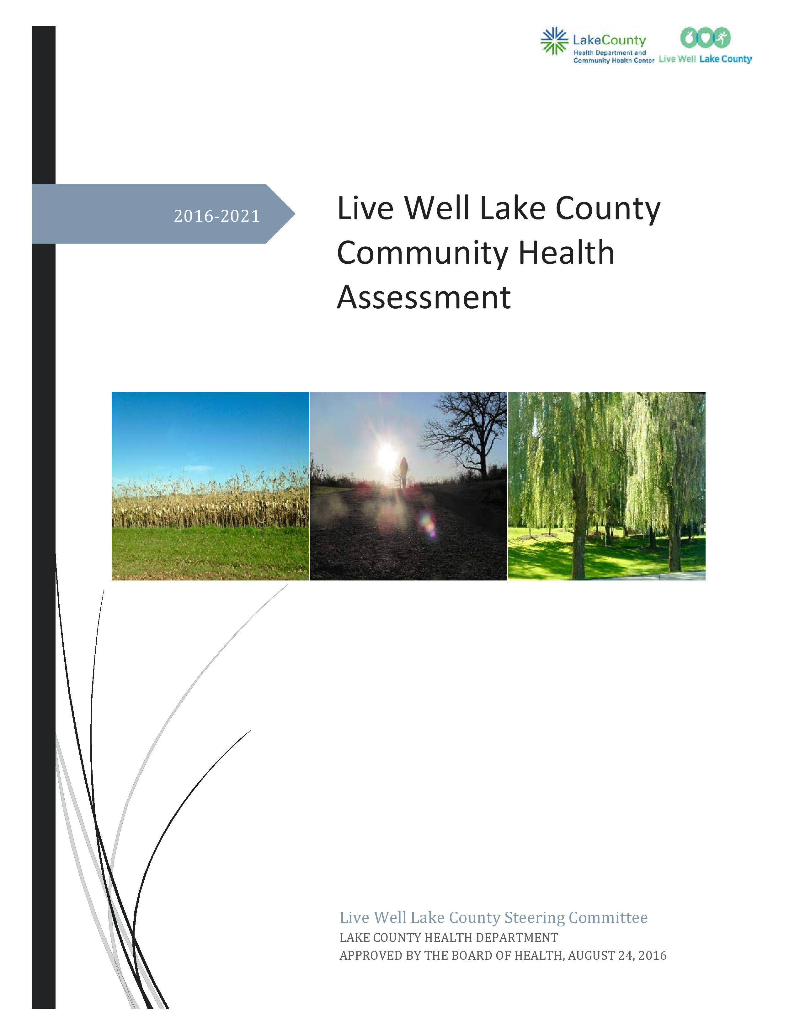 Live Well Lake County Community Health Assessment, 2016-2021
