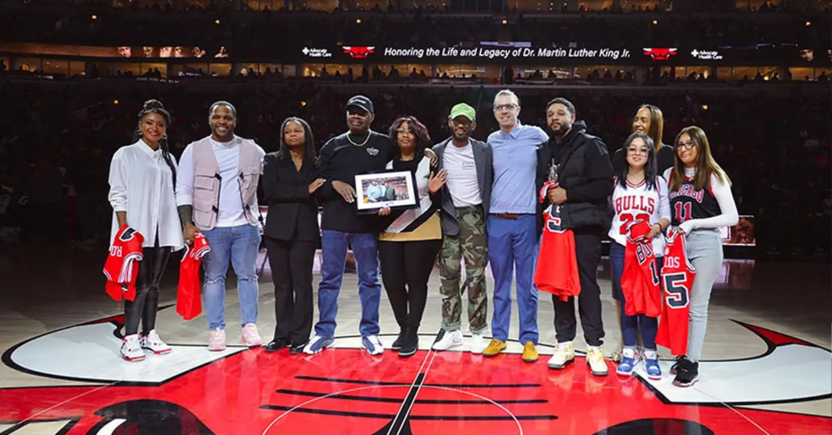 In nod to MLK Day, Advocate Health Care supports community groups at Bulls game