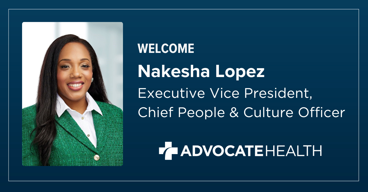 Advocate Health appoints new Chief People & Culture Officer