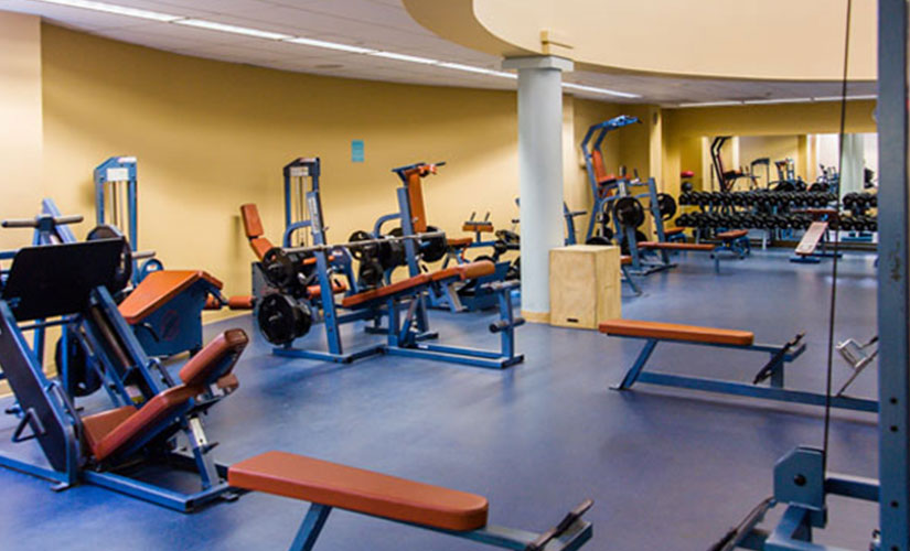 Libertyville exercise room