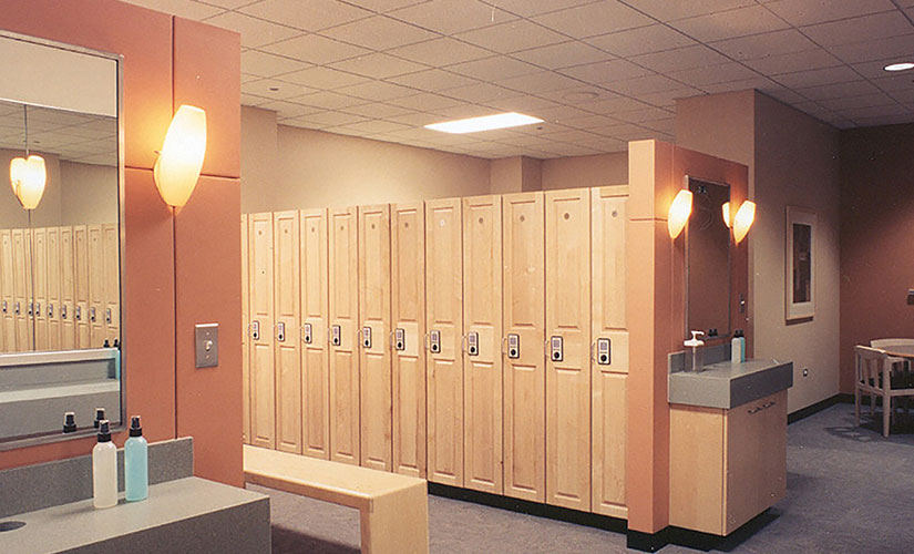 View of locker room