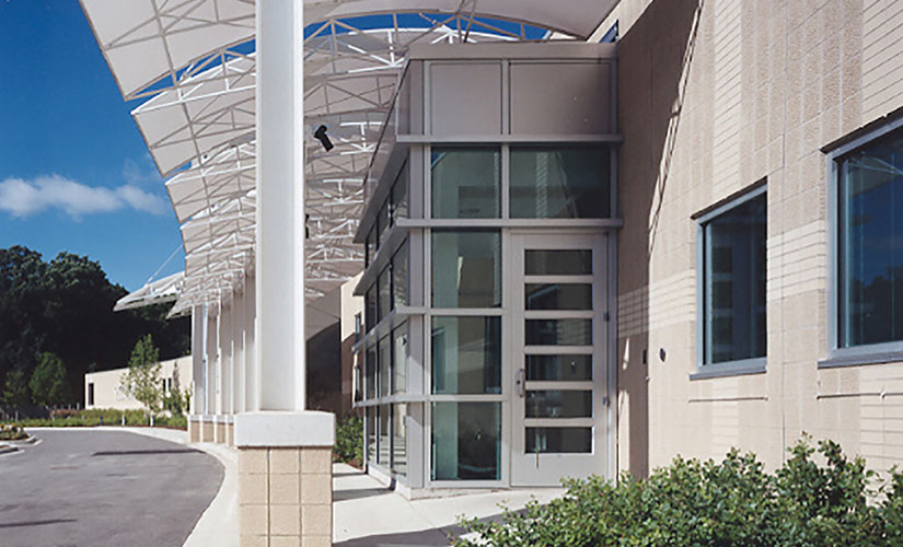 View of entrance to facility