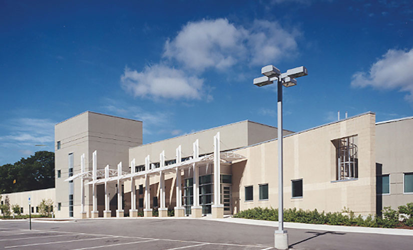 View of facility from the outside